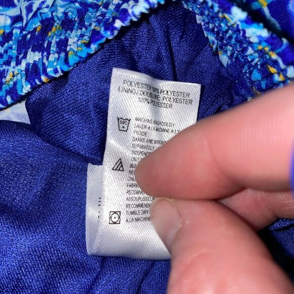 Moving Comfort Blue Patterned Athletic Shorts - Picture 7 of 12